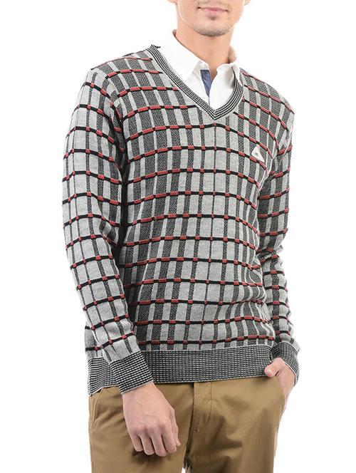 grey wool pullover - 14492597 - Very Small Image - 1