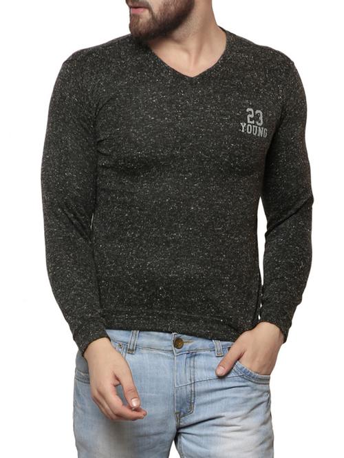 grey polyester t-shirt - 14492974 - Very Small Image - 1