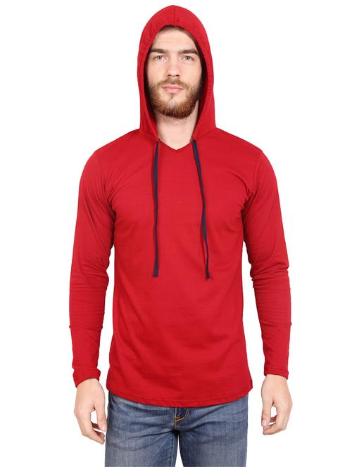 red cotton t-shirt - 14492978 - Standard Image - 1