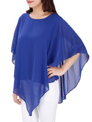 blue solid kaftan - 14493073 - Standard Image - 2