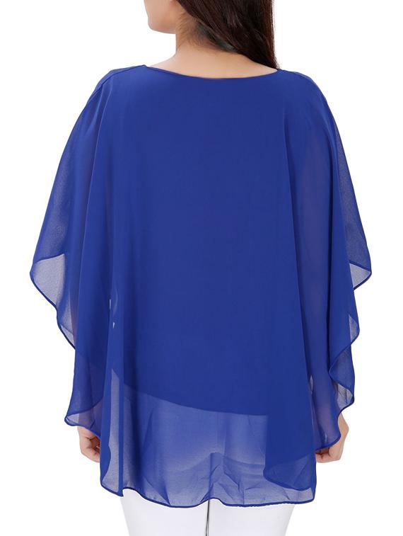 blue solid kaftan - 14493073 - Zoom Image - 3