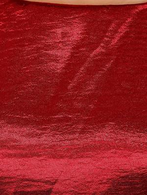 red satin crop top - 14493093 - Standard Image - 4