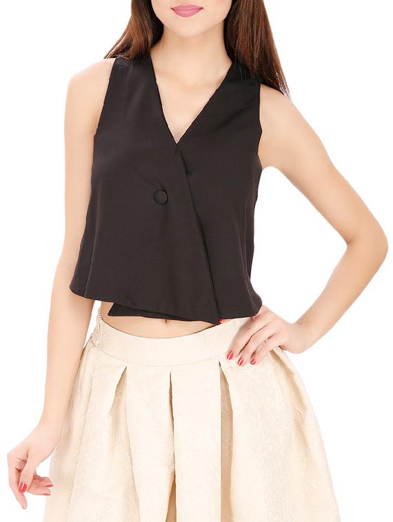 black crop top - 14493094 - Zoom Image - 1