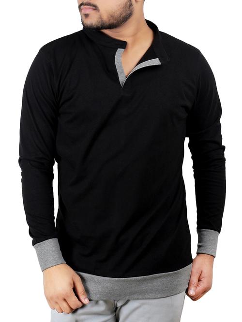 black cotton tshirt - 14493185 - Very Small Image - 1