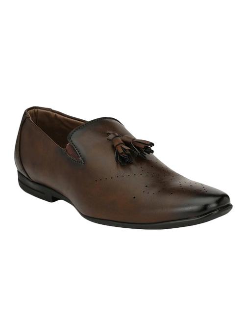 brown leatherette slip on - 14493686 - Very Small Image - 1