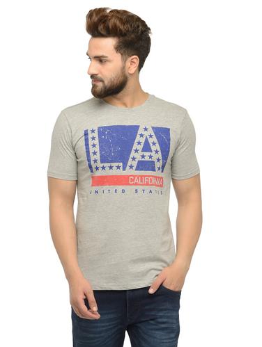 grey cotton t-shirt - 14494122 - Very Small Image - 1