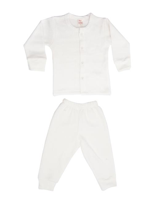 white cotton blend thermal - 14494207 - Standard Image - 1