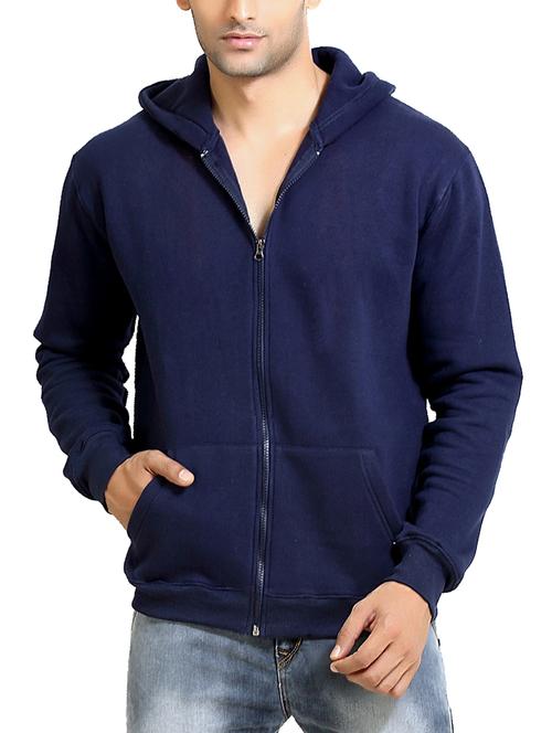 blue cotton sweatshirt - 14494297 - Very Small Image - 1