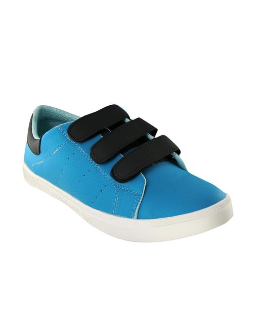 blue leatherette slip on sneaker - 14494482 - Very Small Image - 1