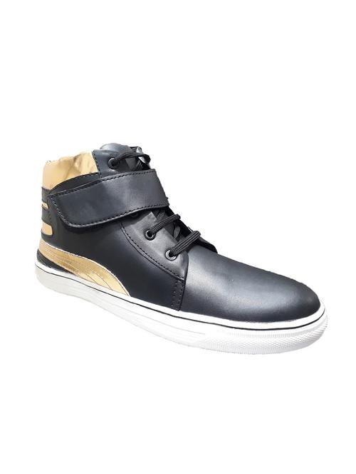 black leatherette sneaker - 14494503 - Very Small Image - 1