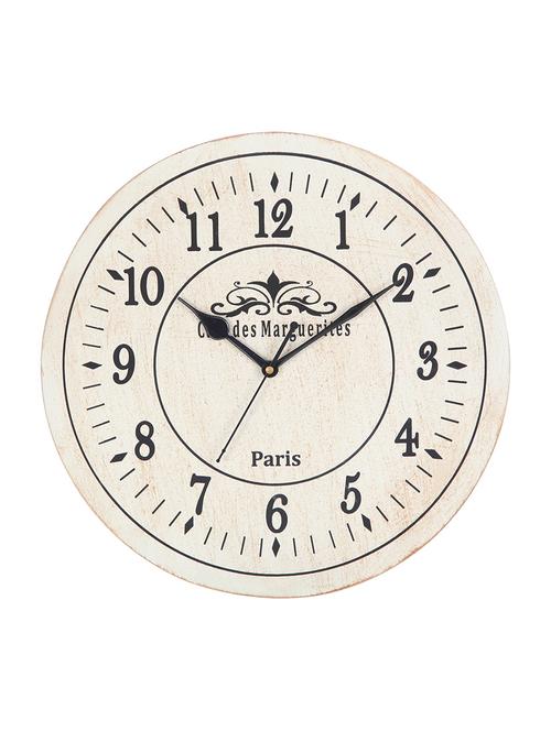 Vintage Finish French Wall Clock With Very Sleek Wood Work - 14494871 - Very Small Image - 1