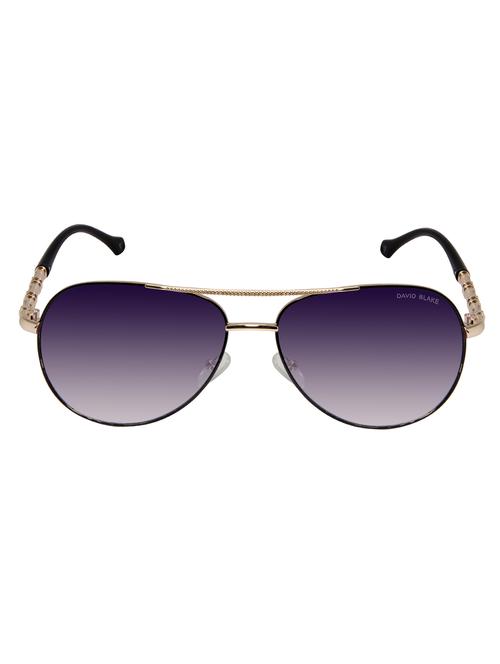 David Blake Grey Aviator Gradient UV Protected Sunglass - 14495113 - Very Small Image - 1