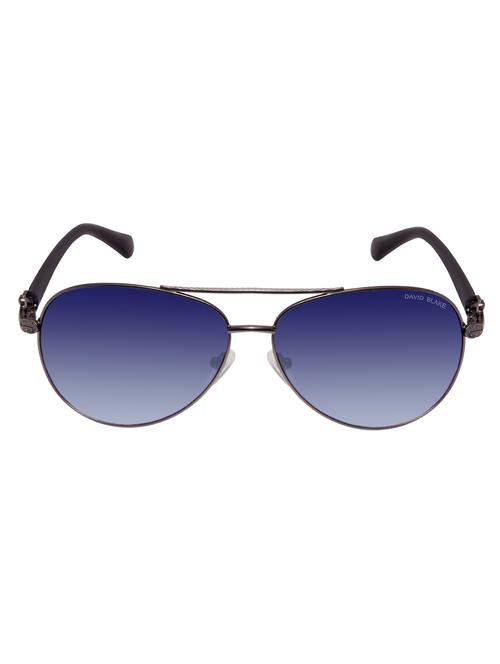David Blake Grey Aviator Gradient UV Protected Sunglass - 14495122 - Very Small Image - 1