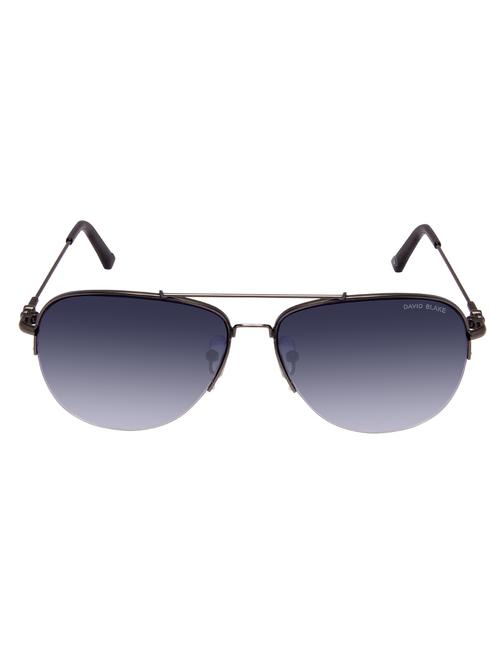 David Blake Grey Aviator Gradient UV Protected Sunglass - 14495127 - Very Small Image - 1