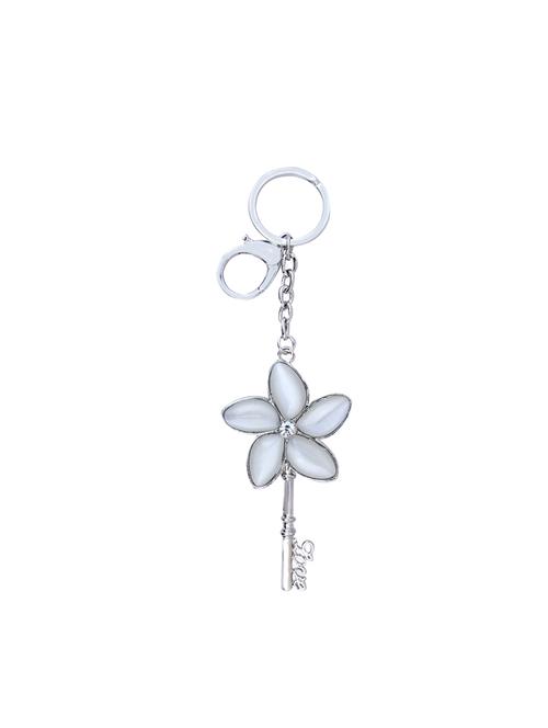 Super Drool Grey Floral Key KeyChain - 14495151 - Very Small Image - 1