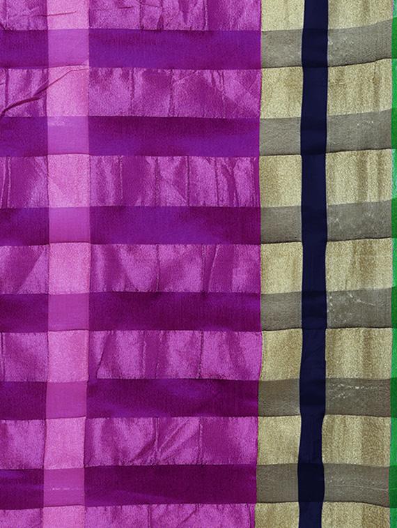 purple saree with blouse - 14495182 - Zoom Image - 4