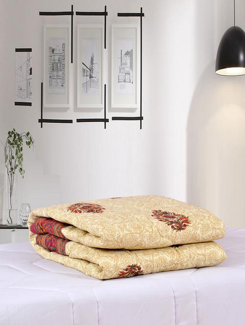 100% Cotton Jaipuri Single Quilt - 14495390 - Standard Image - 1