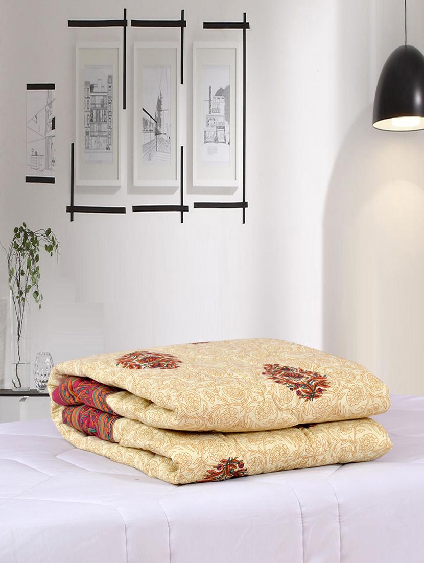 100% Cotton Jaipuri Single Quilt - 14495390 - Zoom Image - 1