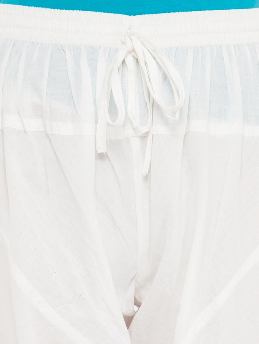 white solid churidar - 14495444 - Zoom Image - 4