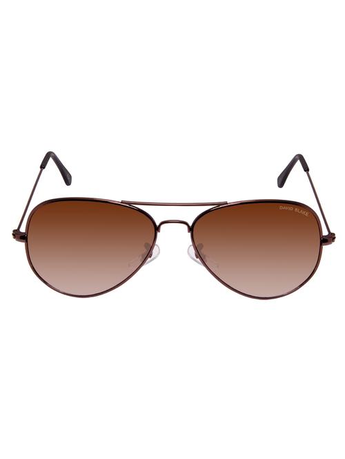 David Blake Brown Aviator Gradient UV Protected Sunglass - 14495790 - Very Small Image - 1