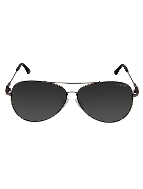 David Blake Grey Aviator UV Protected Sunglass - 14495801 - Very Small Image - 1