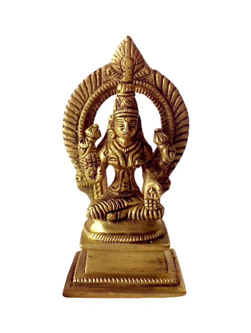 Brass Statue of Goddess Laxmi Devi Handicrafts Product - 14496056 - Very Small Image - 1