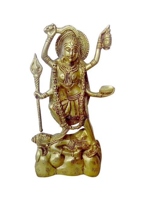 Brass Statue of Mahakali Maa Handicrafts Product - 14496089 - Standard Image - 1
