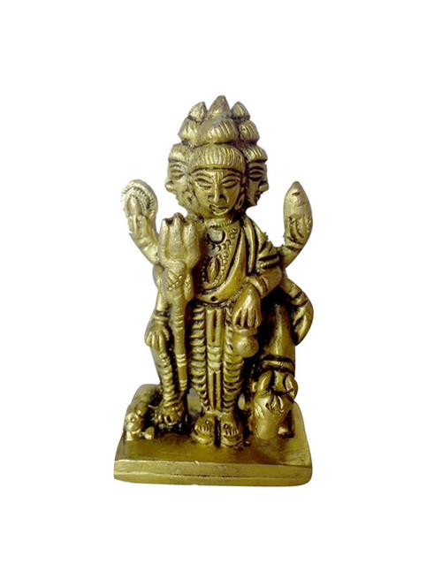 Brass Small Idol of God Dattatray Handicrafts Product - 14496097 - Standard Image - 1