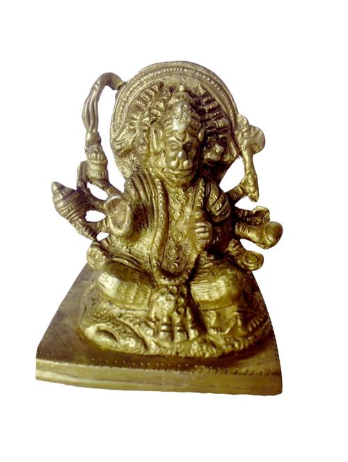 Brass Statue of Panchmukhi Hanuman Handicrafts Product - 14496103 - Standard Image - 1