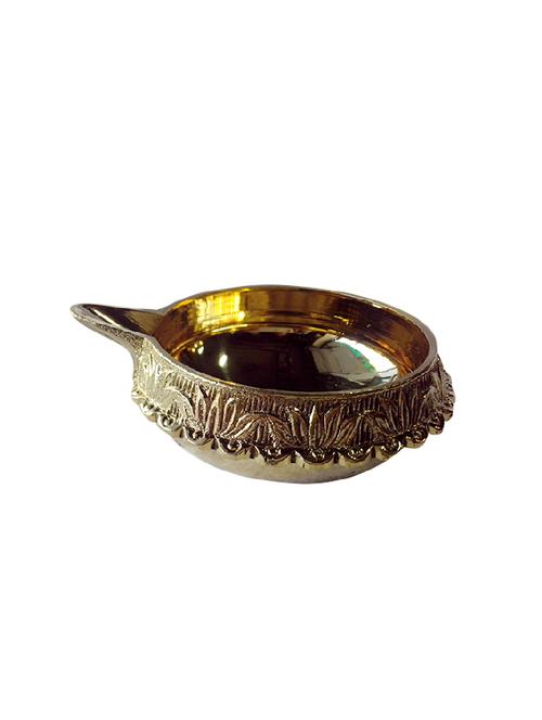 Brass Oil Lamp Divi Handicrafts Product - 14496191 - Very Small Image - 1