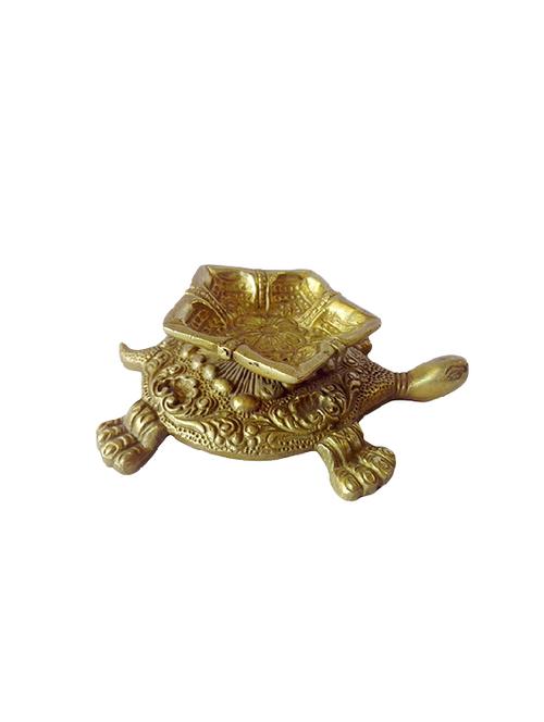 Brass Small Deep With Tortoise Statue Handicrafts Product - 14496204 - Standard Image - 1