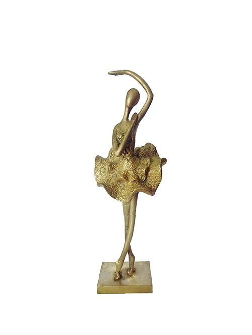 Decorative Brass Statue of Dancing Lady Handicrafts Product - 14496267 - Very Small Image - 1