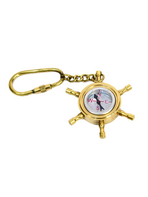 Ship Compass Keychain Handicrafts Product - 14496296 - Very Small Image - 1