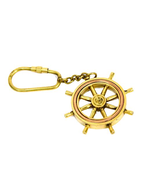 Brass Nautical Ship Keychain Handicrafts Product - 14496297 - Very Small Image - 1
