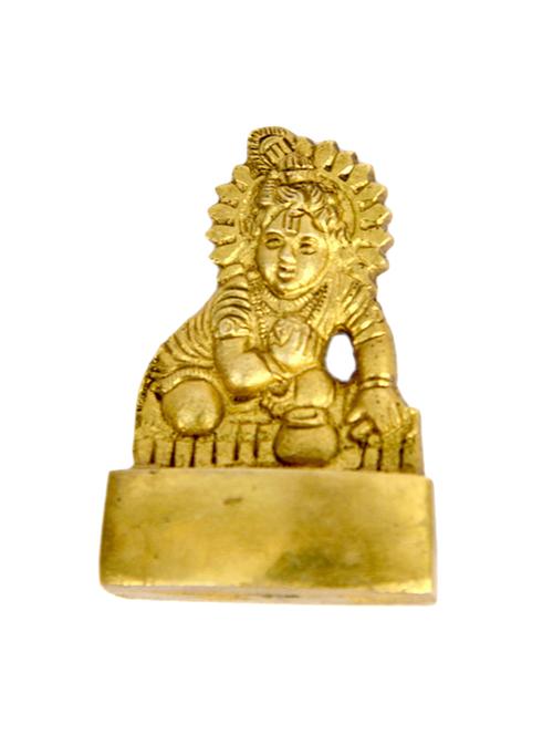Brass Idol of Bal Krishna Handicrafts Product - 14496352 - Standard Image - 1