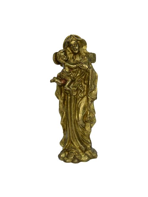 Brass Mother Merry Statue Catholic Chrartistian Handicrafts Product - 14496380 - Very Small Image - 1
