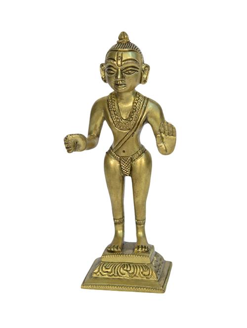 Brass Religious Bal Kanth(Shajanand Swami)Statue Handicrafts Product - 14496389 - Very Small Image - 1