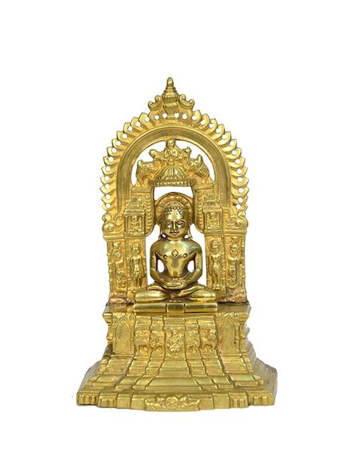 Brass God Jain God Mahaveer Swami Handicrafts Product - 14496396 - Very Small Image - 1