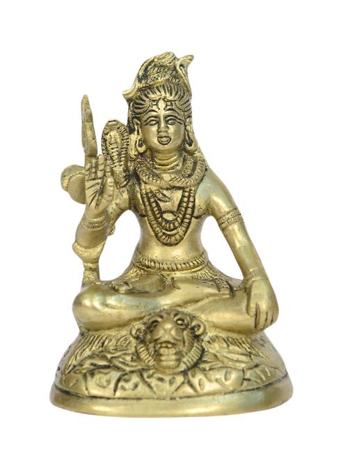 Brass God Statue of Shiv Handicrafts Product - 14496445 - Standard Image - 1