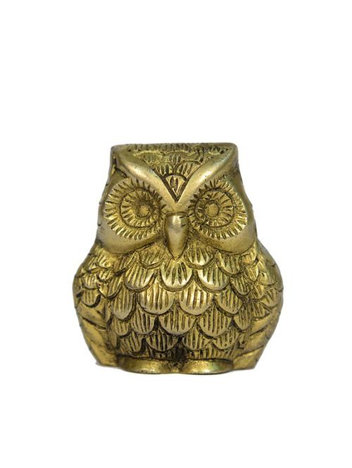 Brass Small Owl Handicrafts Product - 14496459 - Very Small Image - 1