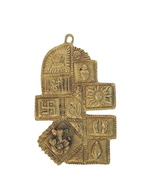 Brass Wall Hanging Vastu Plate Handicrafts Product - 14496510 - Very Small Image - 1