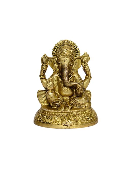 Decorative Brass Statue of God Ganesh Handicrafts Product - 14496527 - Standard Image - 1