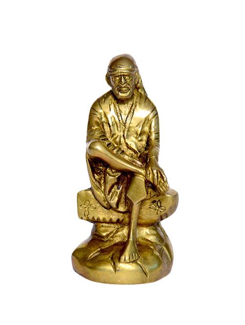 Brass Statue of God Saibaba Handicrafts Product - 14496536 - Standard Image - 1