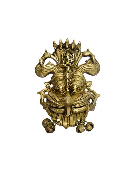 Brass Najariya Face Ganesh Wall Hanging Handicrafts Product - 14496556 - Very Small Image - 1