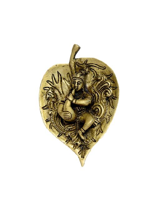 Brass Bal Krishna Wall Hanging Handicrafts Product - 14496574 - Very Small Image - 1