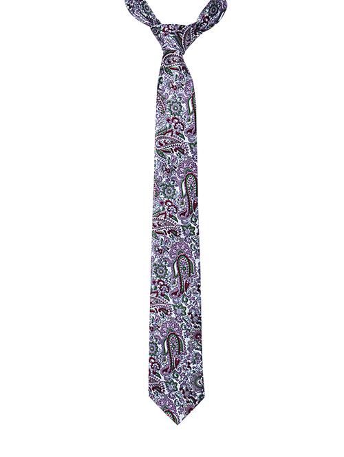 multi colored silk & satin tie - 14496659 - Standard Image - 1