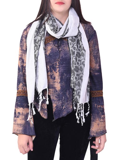 white wool stole - 14496710 - Very Small Image - 1