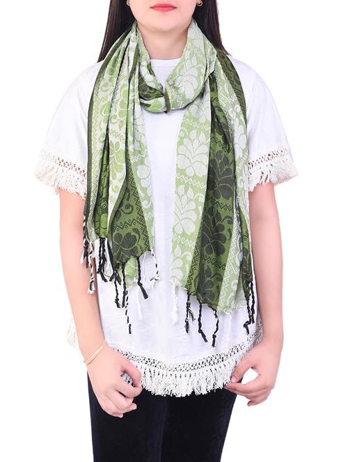 green wool stole - 14496722 - Very Small Image - 1
