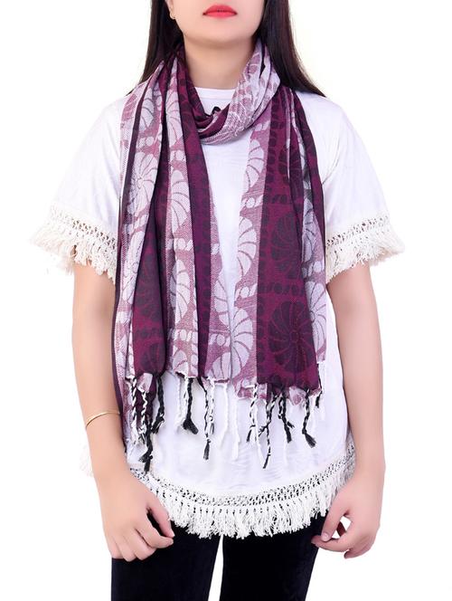 pink wool stole - 14496740 - Very Small Image - 1