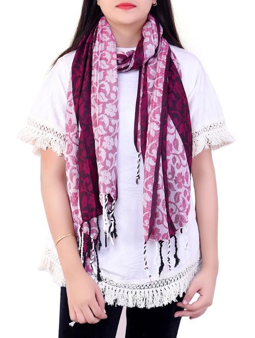 pink wool stole - 14496744 - Very Small Image - 1